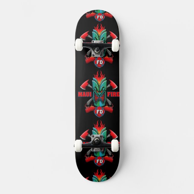 Maui Fire Skateboard (Front)