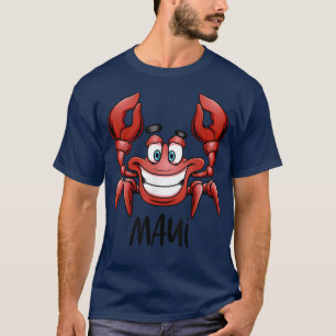 Maui Hawaii Beach Family Vacation Group Trip Crab T-Shirt