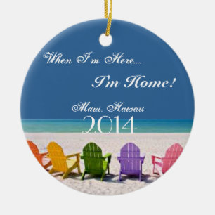 Maui Hawaii BEACH LOVER GIFT ORNAMENT Souveneir