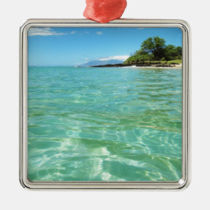 Maui Hawaii Beach Metal Ornament