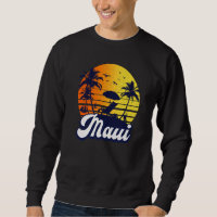 Maui Hawaii Hawaiian Sunset Beach Retro Premium