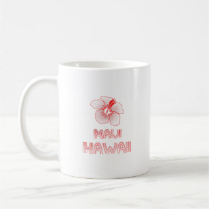 Maui Hawaii Hibiscus Flower Coffee Mug