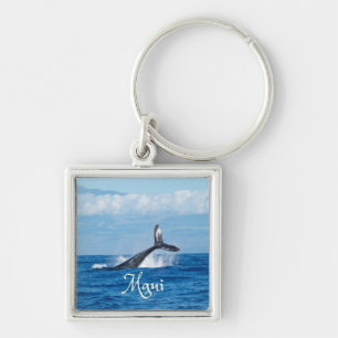 Maui Hawaii Ocean Whale Tail Key Ring