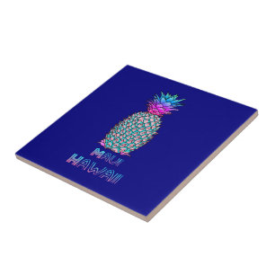 Maui Hawaii Pineapple Ceramic Tile