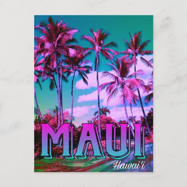 Maui Hawai'i Postcard  (Front)