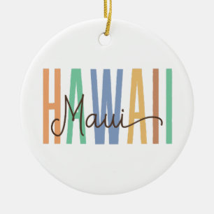 Maui Hawaii (Sands) Ceramic Ornament