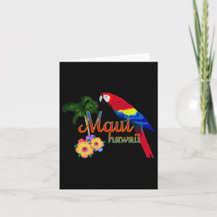 Maui Hawaii Summer Beach Aloha Card