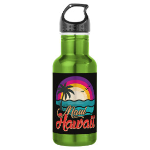 Maui Hawaii Sunset Beach Waves 532 Ml Water Bottle