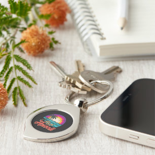 Maui Hawaii Sunset Beach Waves Key Ring