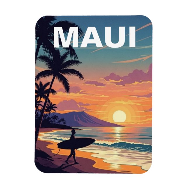 Maui Hawaii Travel Magnet (Vertical)