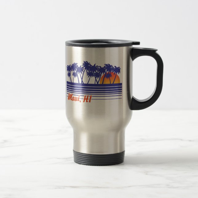 Maui Hawaii Travel Mug (Right)