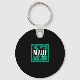 Maui Hawaii Tropical Vacation Souvenir Palm Tree A Key Ring