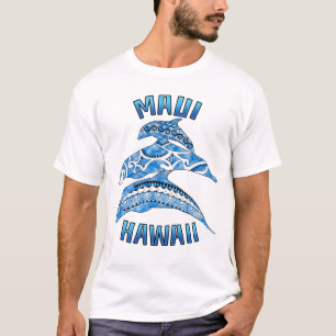 Maui Hawaii Vacation Tribal Dolphins T-Shirt