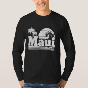 Maui Hawaii Vintage Hawaiian Surf Surfer T-Shirt
