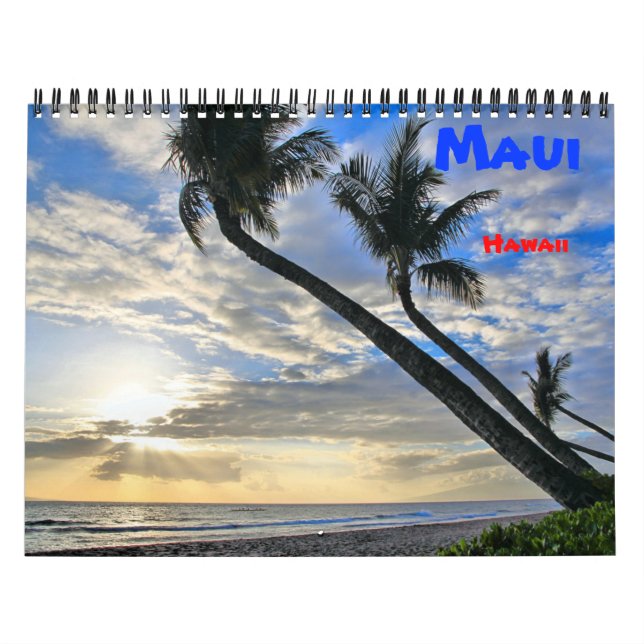 Maui Hawaii wall Calendar (Cover)