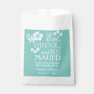 Maui Hawaii Wedding Candy Bar Buffet Thank You Favour Bag