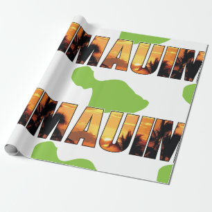 Maui Hawaii Wrapping Paper