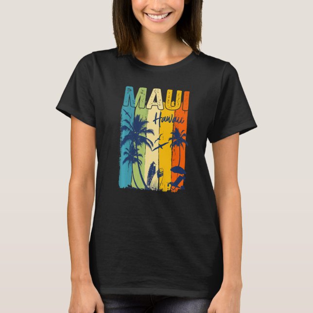 Maui Hawaiian Family Vacation Matching Group Premi T-Shirt (Front)