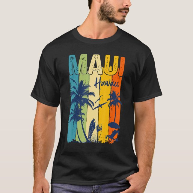 Maui Hawaiian Family Vacation Matching Group T-Shirt (Front)