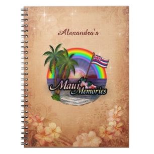 Maui Memories (customisable) Notebook