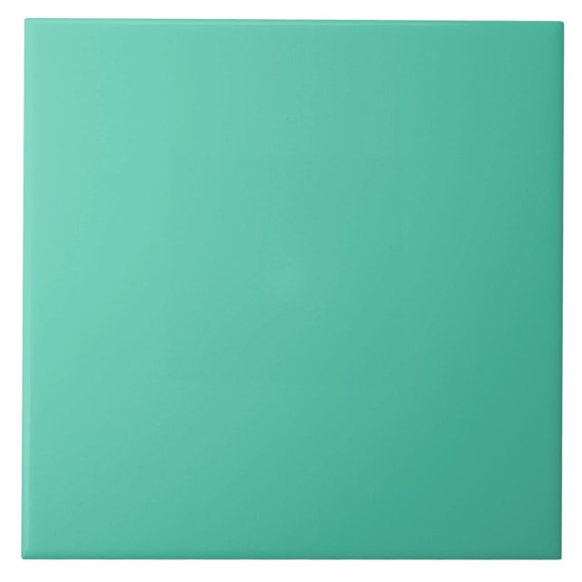 Maui Mint Green Seafoam Ceramic Tile (Front)