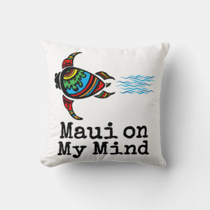 Maui on My Mind Throw Pillow