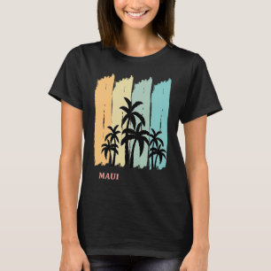 Maui Palms Sun Hawaii Surf Aloha Oahu Waikiki Sou T-Shirt
