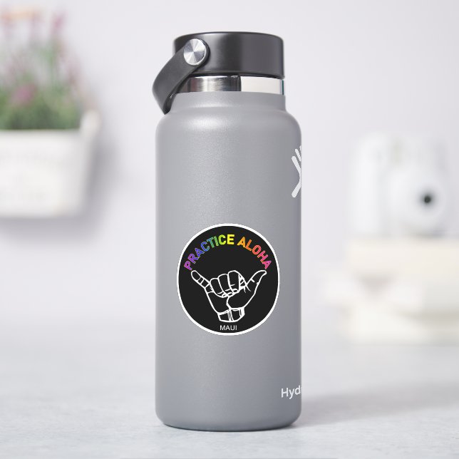 Maui - Practice Aloha Shaka (Hang loose) (HydroFlask)