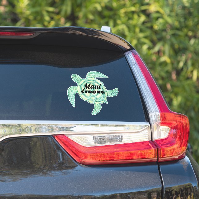 Maui Strong Sea turtle (Car Side)