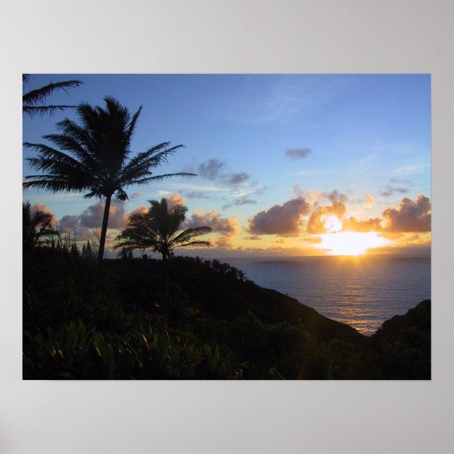 Maui Sunrise 1 Poster (Front)
