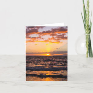 Maui Sunset Notecard