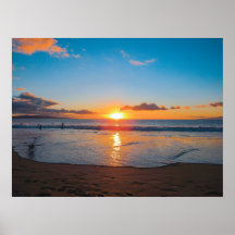 Maui sunset poster