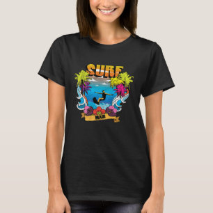 Maui Surf T Shirt Hawaii Surfing Design Clothes
