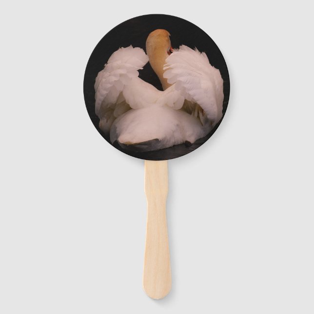 Maui Swan Hand Fan Set (Front)