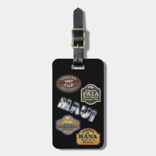 Maui Towns Luggage Tag