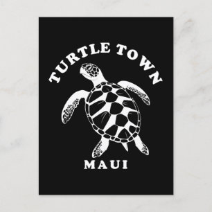 Maui Turtle Town Postcard