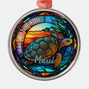 Maui Vacation Souvenir  Metal Ornament