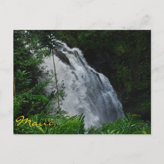 Maui Waterfall Postcard (Front)