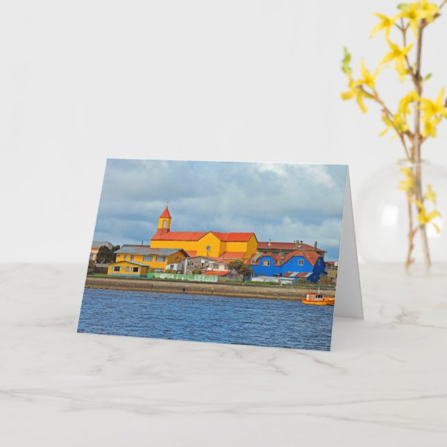 Maullin, Chile Card (Yellow Flower)