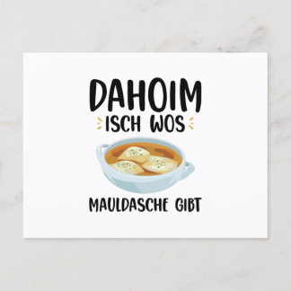 Maultaschen Postcard