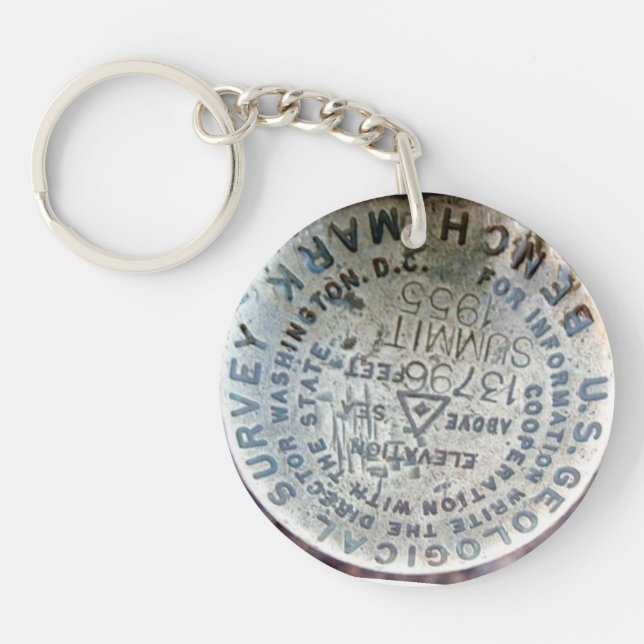 Mauna Kea Benchmark Key Ring (Front)