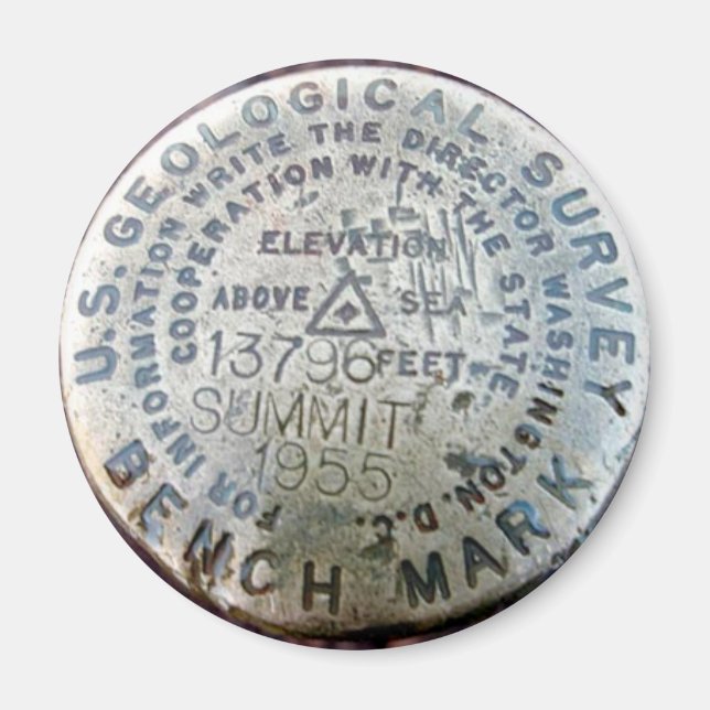 Mauna Kea Benchmark Magnet (Front)