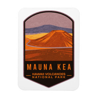 Mauna Kea Hawaii Volcanoes National Park Magnet