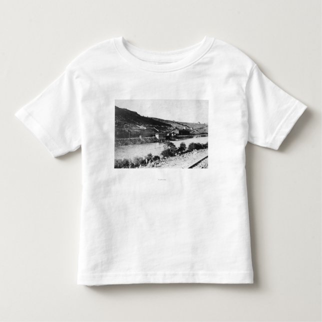 Maupin, Oregon and Deschutes River View Toddler T-Shirt (Front)