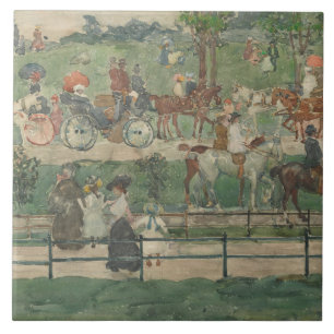 Maurice Prendergast - Central Park, 1900 Ceramic Tile