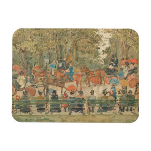 Maurice Prendergast - Central Park, 1901 Magnet
