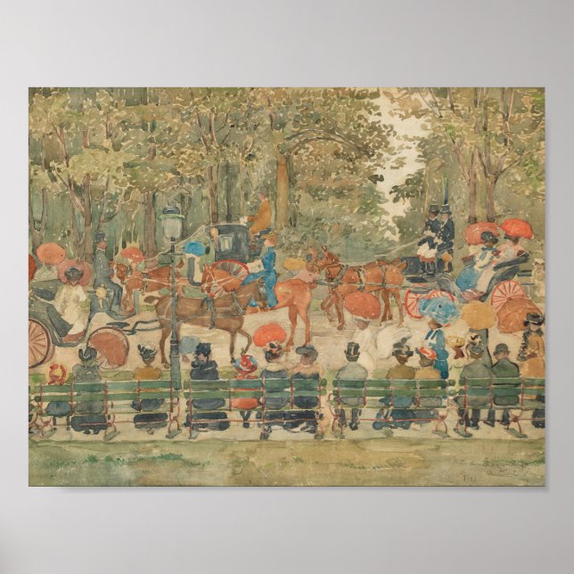 Maurice Prendergast - Central Park, 1901 Poster (Front)