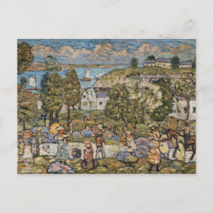 Maurice Prendergast - Landscape Near Nahant Postcard