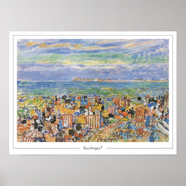 Maurice Prendergast Zedign Art Poster #160 (Front)