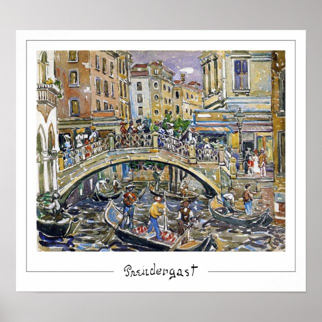 Maurice Prendergast Zedign Art Poster #57-2 (Front)